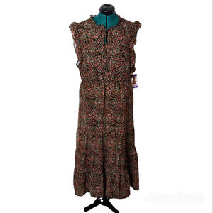 BB Dakota Steve Madden Chiffon Floral Lightweight Flowy Dress Size XXL NWT